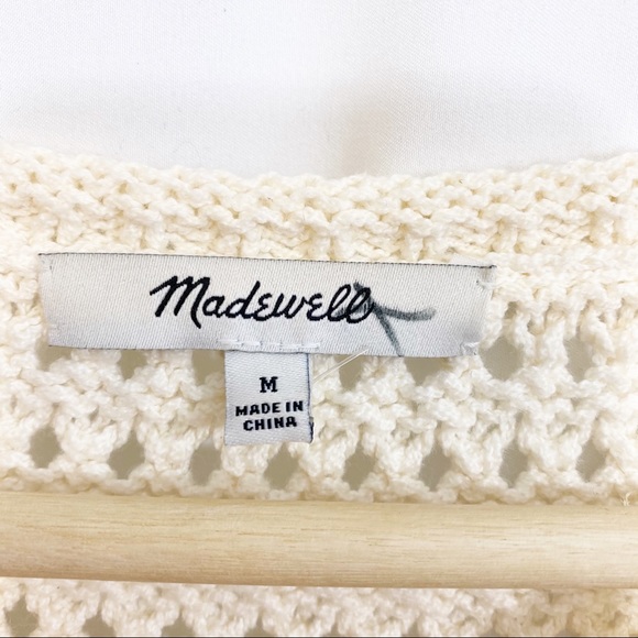 NEW Madewell Open Stitch Austen Knit Sweater Top - Picture 8 of 11